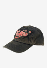 The Attico Logo Baseball Cap Black 261WAC00041CCC131TA121_Blackwhite_70166724