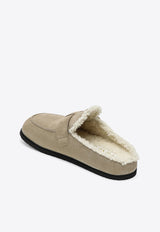 Prada Suede Leather Flat Mules Beige 1R548OZF10JFT/T_PRADA-F0F24