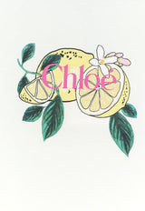 Chloé Lemon Print T-shirt White CH26AJH08981107_Iconic Milk_70014836
