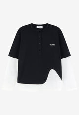 The Attico Embroidered Logo T-shirt Black 261WCT00365JJJ025AA414_blckwhite_70166710