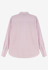 The Attico Long-Sleeved Checked Shirt Pink 261WCH00014CCC148AA460_WhitePink_70166736