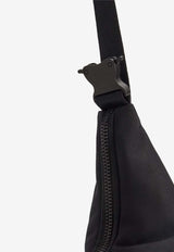 Y-3 Crescent Nylon Shoulder Bag Black KS8105BLACK_BLACK_70210670