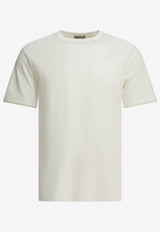 Herno Resort Short-Sleeved Crewneck T-shirt White JG00031UR520521000_f488c270-e61b-44f1-8313-c68d151450ca