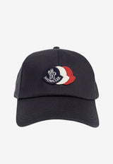 Moncler Logo Patch Baseball Cap Blue L10913B000510U618_776