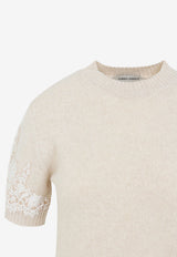 Mock-Neck Knit Top