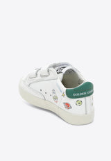 Golden Goose DB Kids Babies Old School Low-Top Sneakers White GIF00166F008654/T_GOLDE-10802