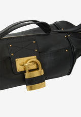 Chloé Paddington Grained Leather Shoulder Bag Black CH26AS809P75--001