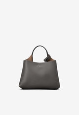 Tod's Monogram Leather Shoulder Bag Taupe XBWAPAEL000QRI6L22_ARGILLA MARRONE_70014311
