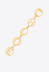 Chloé Script Logo Drop Earrings Gold CH26SJE09CB79DC_Vintage Gold_70014831