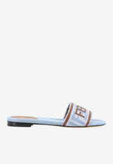 Fendi Sunshine Denim Flat Sandals Blue 8R8092AY2ZF1XIA_DENIM CIELO+SELLIER_70026587