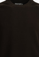 Stone Island Logo-Embroidered Crewneck Sweater Brown L2S155100020S01A1V0078_62850dc7-5eb7-468d-9d94-d03111afcd25
