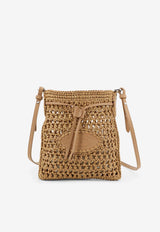 Tod's Crochet Raffia Bucket Bag Beige XBWEBLR0100RGM478Y_Beige_70211125
