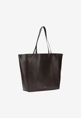 Toteme Medium Roam Leather Tote Bag Brown 262-WAL0107-LE206-102BROWN_b133ecc4-4c67-475b-9cd4-1f8ea55af47a