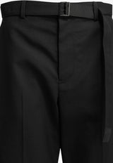 Sacai Curved-Leg Tailored Wool Pants Black 26-08572001_89361c0b-a77a-45be-b471-d1a68c692269