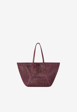 Brunello Cucinelli Bc Duo Raffia Tote Bag Red MB97D2571C7949_MULBERRYRED_70211143