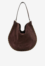 Isabel Marant Oskan Suede Hobo Bag Brown PP0200FAB2C03M50CF_COFFEE_70211144