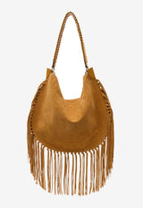 Isabel Marant Oskan Fringed Suede Shoulder Bag Brown PP0200FCC3C14M50CO_Cognac_70211173