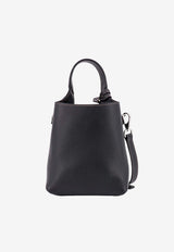 Tod's Micro Shoulder Bag in Textured Leather Black XBWAPAT9000QRIB999_Black_70211183