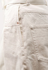 Sacai Belted Mini Denim Shorts Beige 2608435151_Beige_54429871