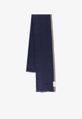 Brunello Cucinelli Ribbed Cashmere Scarf Blue MSC665ORCL616_BLUBROWNGRIGIO_70014712