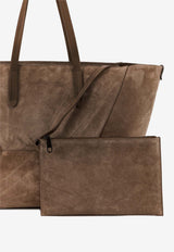 Brunello Cucinelli Bc Duo Suede Tote Bag Brown MBDLB2571C8769_TORBA_70014745