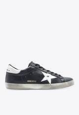 Golden Goose DB Super-Star Distressed Leather Sneakers Black GMF00101F000321/T_GOLDE-80203