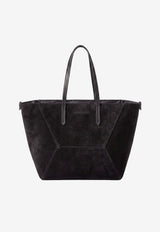 Brunello Cucinelli Bc Duo Suede Tote Bag Black MBDLB2571C9795_Pepe_70014807