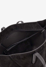Brunello Cucinelli Bc Duo Suede Tote Bag Black MBDLB2571C9795_Pepe_70014807