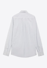 Dolce & Gabbana Double-Collar Striped Shirt White G5OU9TFR54E/T_DOLCE-S8051