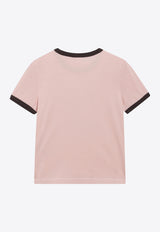 Chloé Graphic Print T-shirt Pink CH26AJH26280/T_CHLOE-6D5
