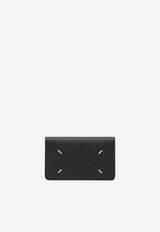 Maison Margiela Four Stitches Cardholder Black SA3VX0008P4745/T_MARGI-T8013