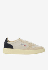 Autry Medalist Suede Low-Top Sneakers Beige AULM-TS-29