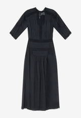 Isabel Marant Etoile Pamena Linen-Blend Midi Dress Black RO1112FAD3J04E01BK_BLACK_70014052