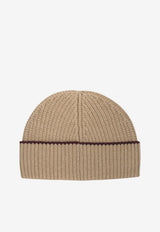 Chloé Heart Logo Knitted Beanie Beige CH26AKB03WCS218_d742a5e0-ca3d-4856-8a75-3cc1ca89ac5a
