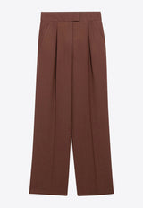 Valentino Wool Tailored Pants Brown 9B3RB766AB3/T_VALE-1YF