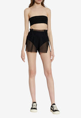 Rick Owens Semi-Sheer Mini Shorts Black RO01F6380TUS_09