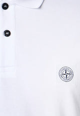 Stone Island Compass Patch Polo T-shirt White L2S152200011S0039V0001_WHITE_70224469