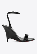 Christian Louboutin Miss Z 100 Patent Leather wedge Sandals Black 3260057LE/T_LOUBO-B439