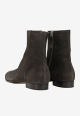 Pomme D'Or Suede Ankle Boots Brown 1355DUSTYCAMOSCIO BROWN_de743d2d-c891-46f3-94e1-e080347a4af4