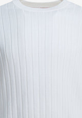 Brunello Cucinelli Ribbed Knit Sweater White M29204000C2723_X_98808a4d-0bd0-425a-b937-e2512c29dab9