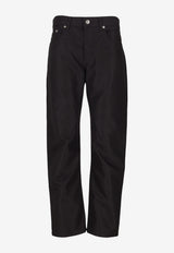 Rick Owens Detroit Cut Denim Pants Black RP01F6324CDU_09