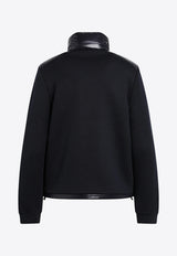 Moncler Logo Laqué-Trim Zip-Up Jacket Blue 8G0001789BG6/T_MONCL-778