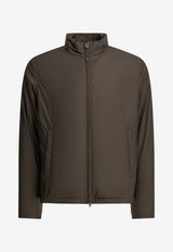 Herno Zip-Up Lightweight Padded Jacket Brown GI00109UR129158800_b3dbd66e-bc79-457c-a5f3-05deb233c4c3
