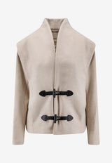 Isabel Marant Toria Toggle-Closure Wool Coat Beige MA0562FAD3D04I23SD_SAND_70211150