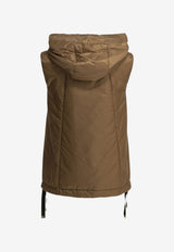 Max Mara The Cube Water-Repellent Zip-Up Vest Brown 2629296014600GREENGO051_8b2d800a-66bd-49b4-90ec-7e096c8ba0b5