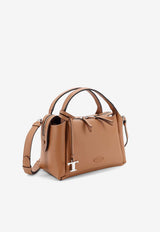 Tod's Apa Timeless T Charm Leather Crossbody Bag Brown XBWAPAU0100QRIS410_KENIA SCURO_70014059