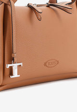 Tod's Apa Timeless T Charm Leather Crossbody Bag Brown XBWAPAU0100QRIS410_KENIA SCURO_70014059