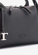 Tod's Apa Timeless T Charm Leather Crossbody Bag Black XBWAPAU0100QRIB999_Black_70014067