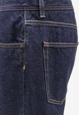 Dolce & Gabbana Embroidered DG Logo Straight-Leg Jeans Black GP14JZG8NM1S9001_Black_70014181