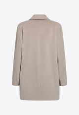Max Mara Rebus Short Iconic Coat Beige REBUSWO/T_MAXM-032